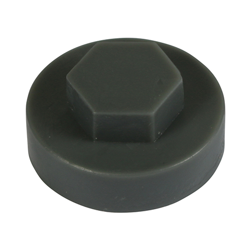 Hex Head Cover Caps - Slate Grey