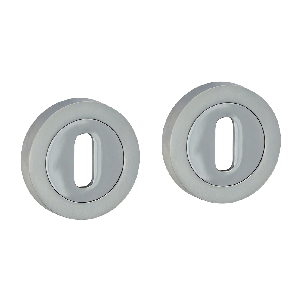 Picture of Standard Profile Escutcheon  - Polished & Satin Chrome