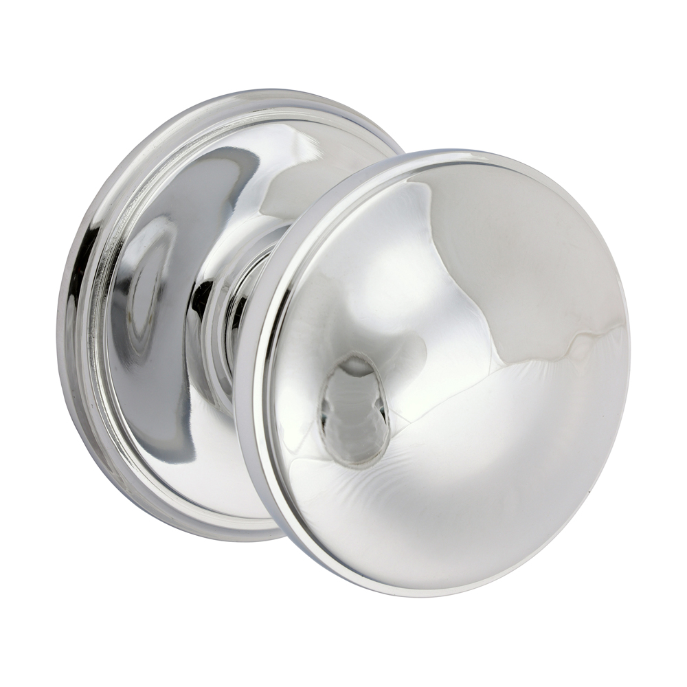 Centre Door Knob - Polished Chrome