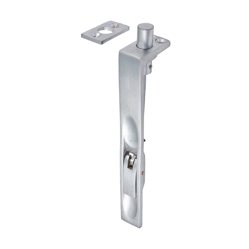 Lever Action Flush Bolt - Satin Chrome