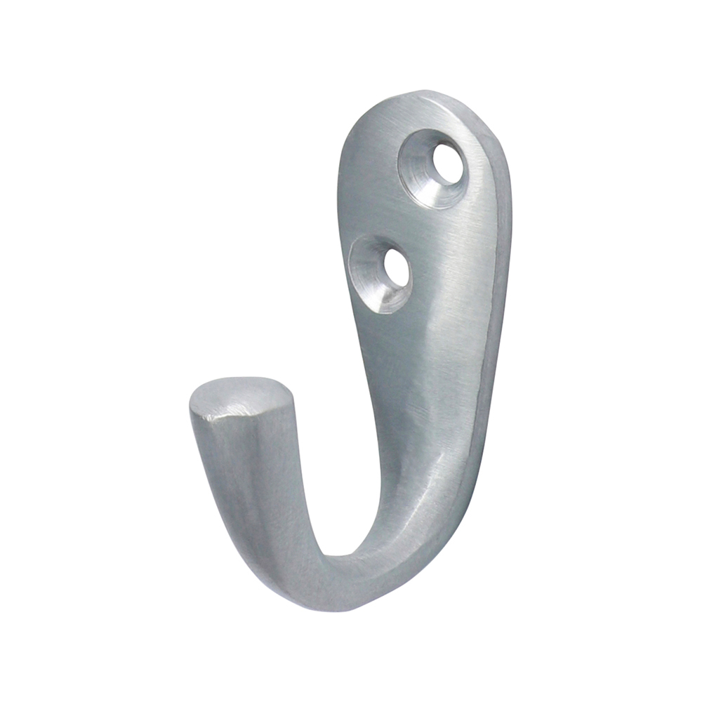 Single Robe Hook - Satin Chrome