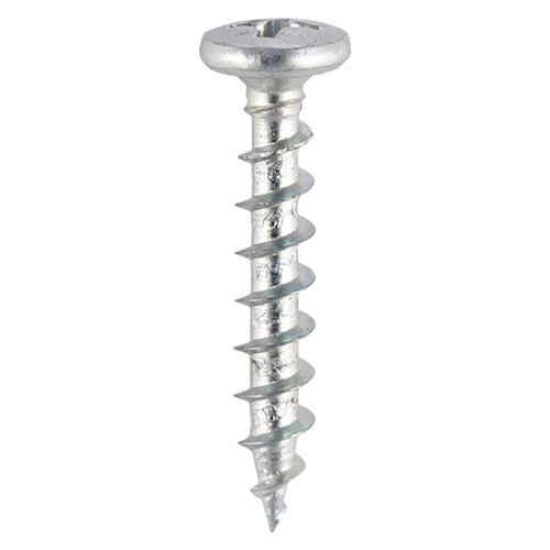 Window Fabrication Screws - Friction Stay - Shallow Pan Countersunk - PH - Single Thread - Gimlet Point - Zinc