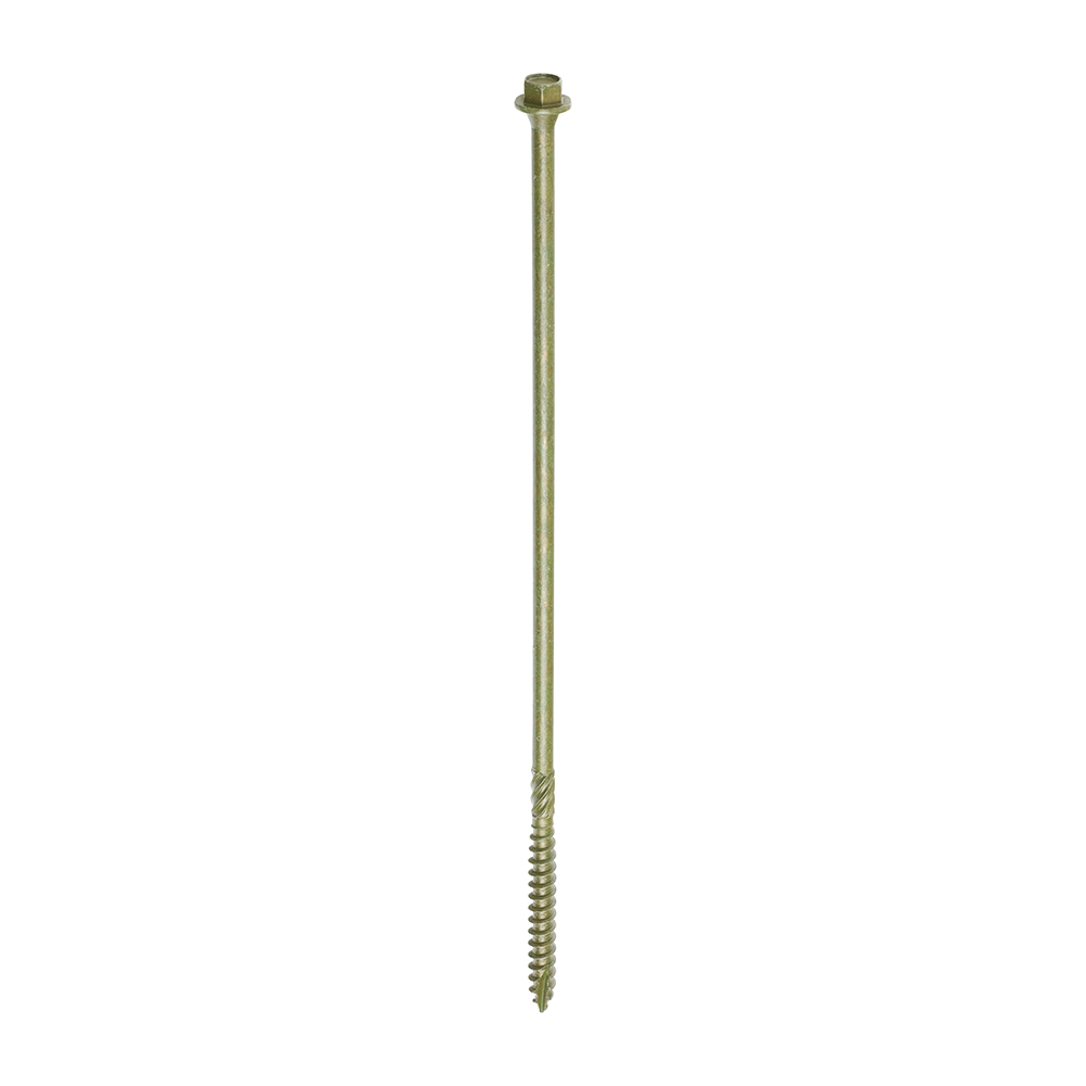 Timber Frame Construction & Landscaping Screws - Hex - Exterior - Green Organic