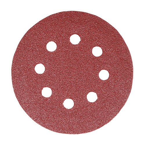 Random Orbital Sanding Discs - 60 Grit - Red