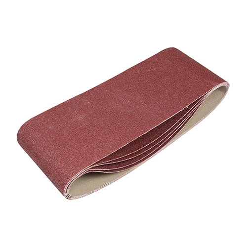 Sanding Belts - 80 Grit - Red