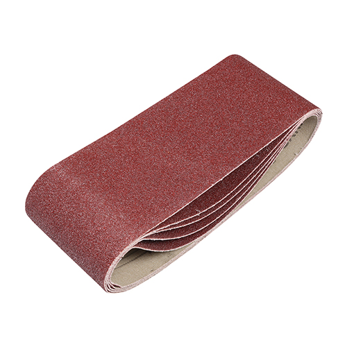 Sanding Belts - 120 Grit - Red