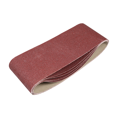 Sanding Belts - 120 Grit - Red