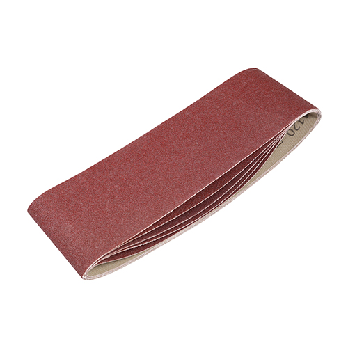 Sanding Belts - 120 Grit - Red