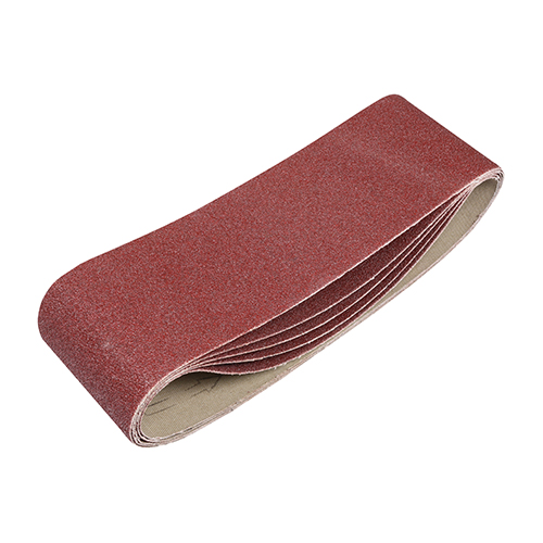 Sanding Belts - 80 Grit - Red