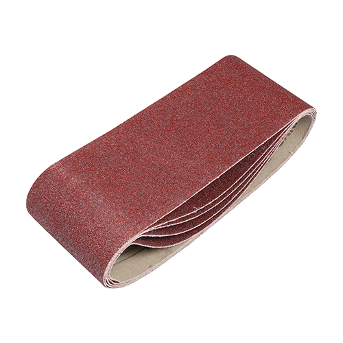 Sanding Belts - 80 Grit - Red