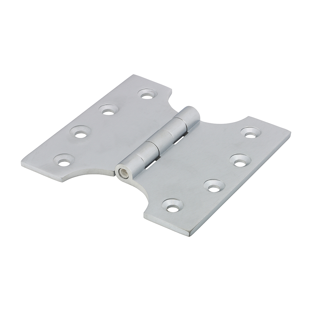 Parliament Hinge (488) - Solid Brass - Satin Chrome