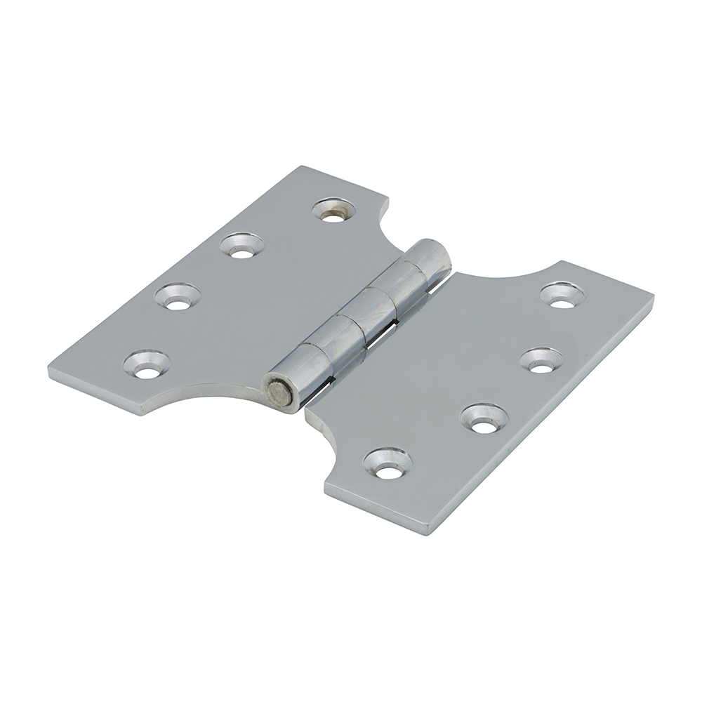 Parliament Hinge (488) - Solid Brass - Polished Chrome