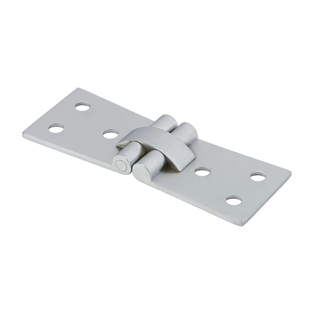 Counterflap Hinge - Solid Brass - Satin Chrome