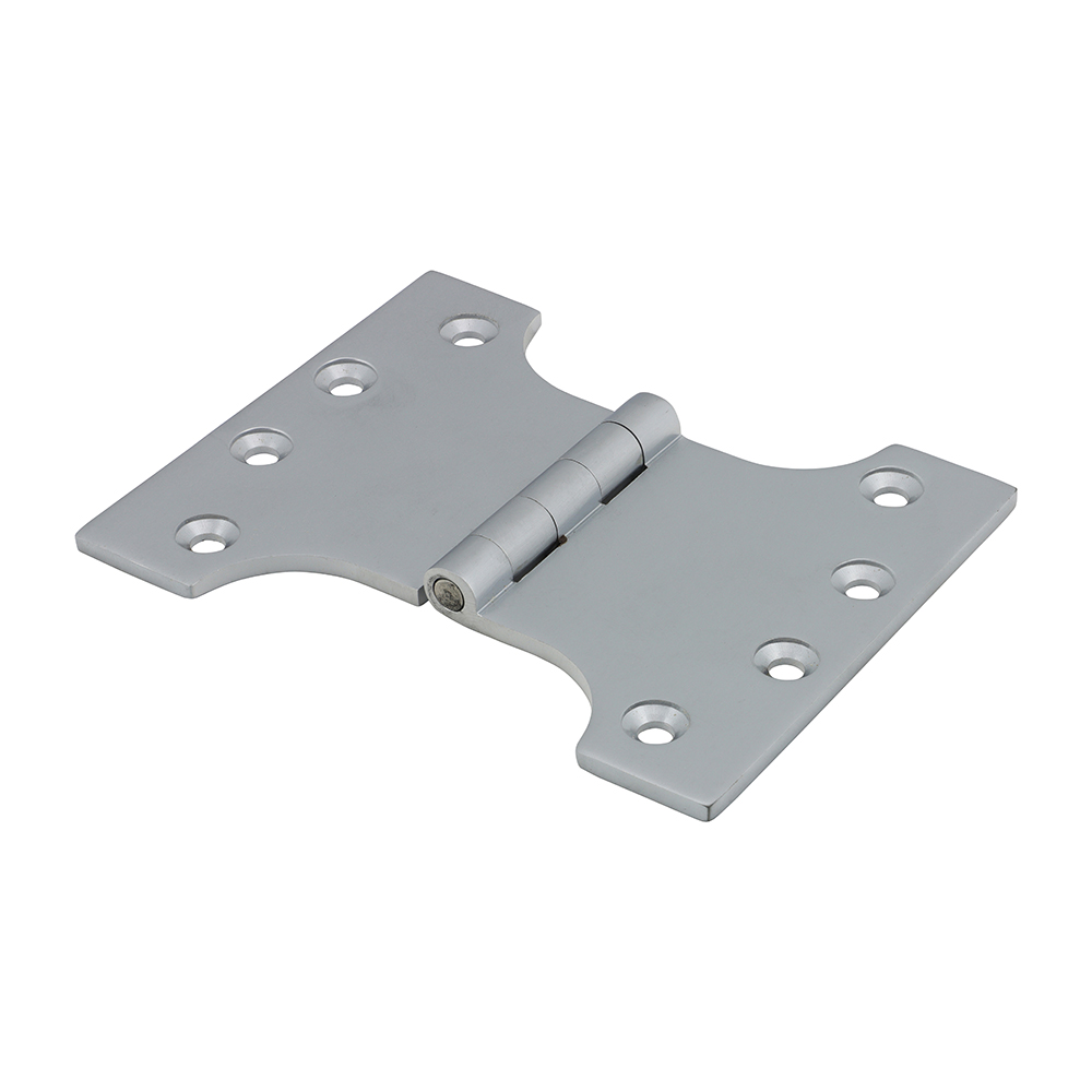 Parliament Hinge (488) - Solid Brass - Satin Chrome