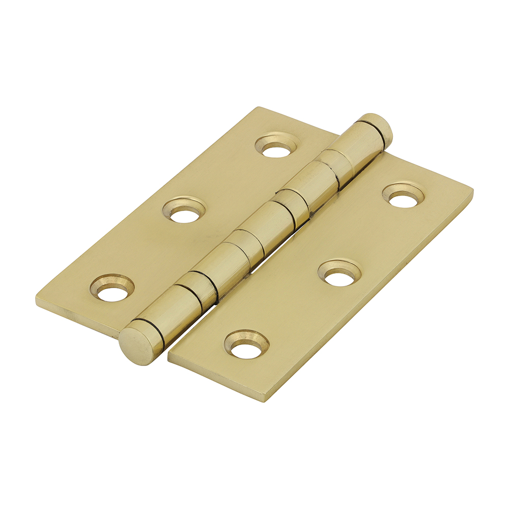 Performance Ball Race Hinge - Solid Brass - Polished Brass