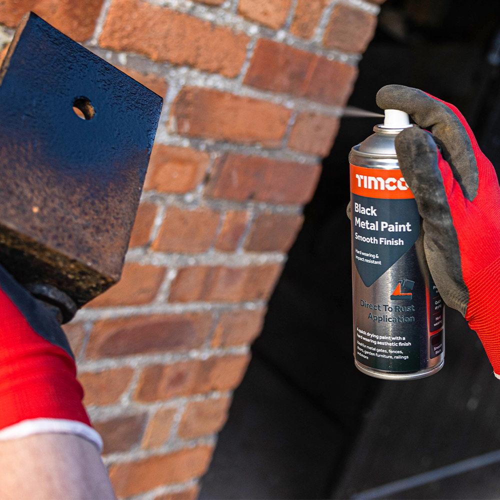 Picture of Black Metal Paint - Smooth Finish 2
