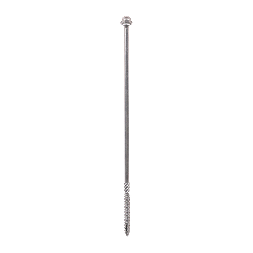 Timber Frame Construction & Landscaping Screws - Hex - A4 Stainless Steel