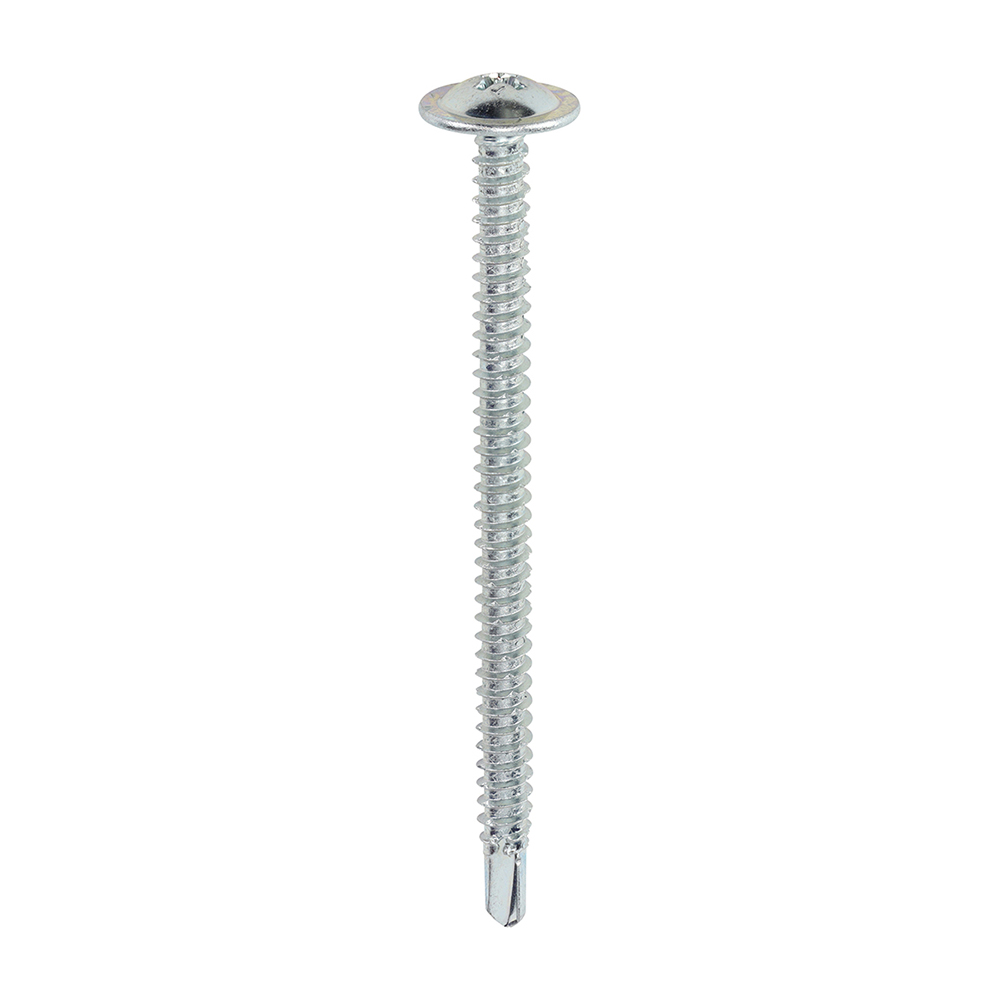 Baypole Screws - Wafer Flange - PH - Self-Drilling Point - Zinc