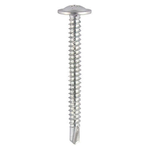 Baypole Screws - Wafer Flange - PH - Self-Drilling Point - Zinc