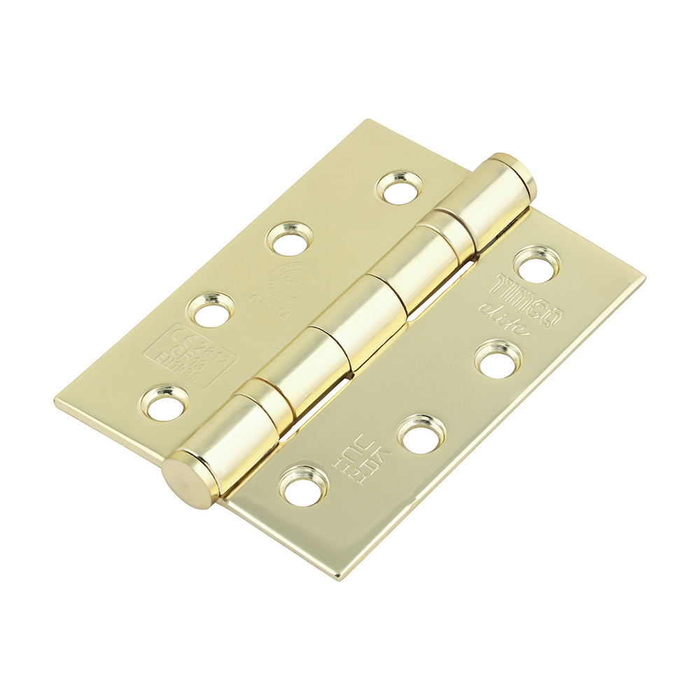 Grade 13 Fire Door Hinges - Electro Brass Stainless Steel