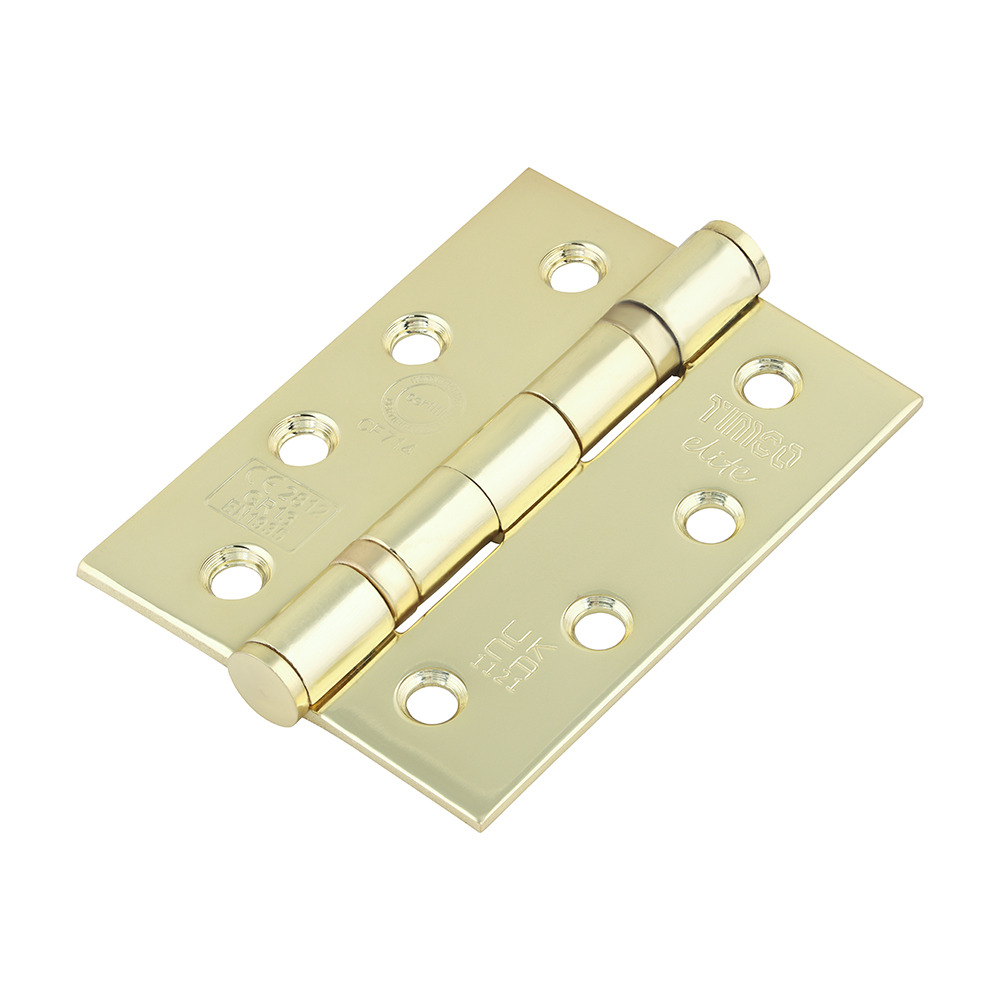 Grade 13 Fire Door Hinges - Electro Brass Stainless Steel