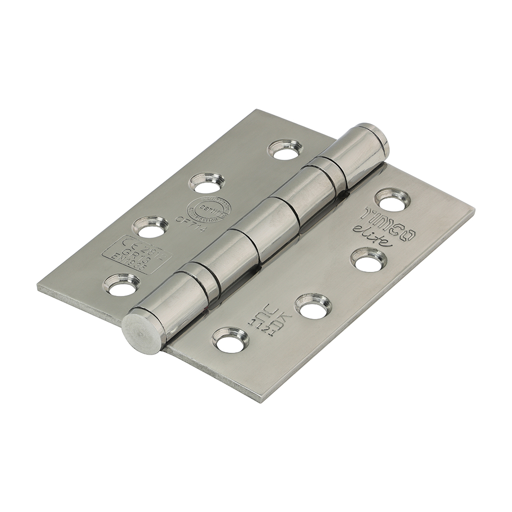 Grade 13 Fire Door Hinges - Polished Stainless Steel