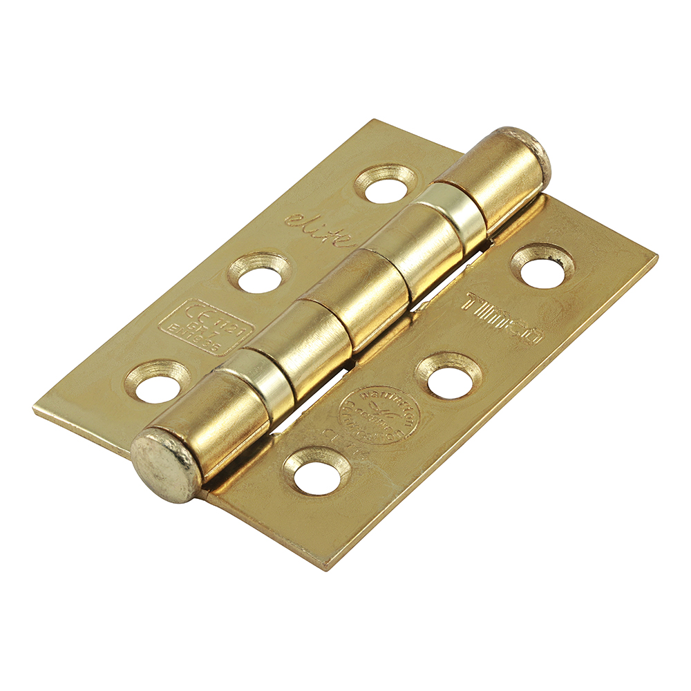 Grade 7 Fire Door Hinges - Electro Brass