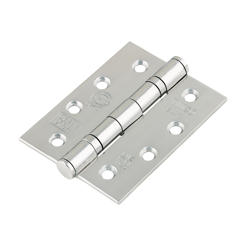 Grade 13 Fire Door Hinges - Polished Stainless Steel