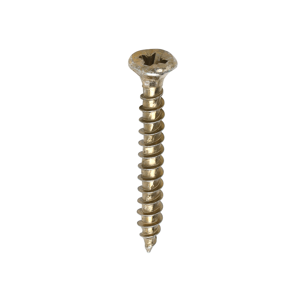 Velocity Premium Multi-Use Screws - PZ - Double Countersunk - Yellow
