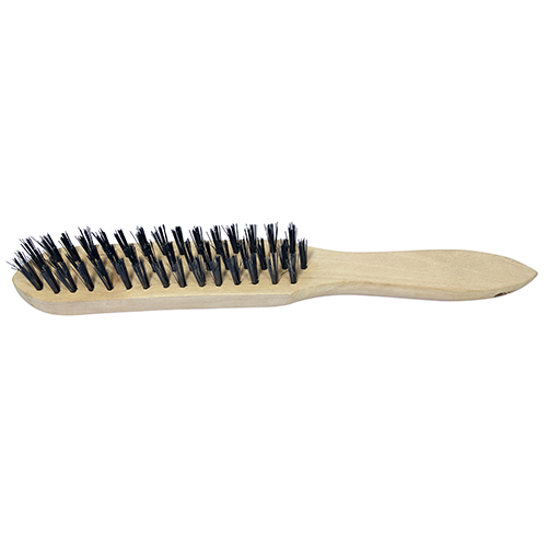 Picture of Wooden Handle Scratch Brush - Stainless Steel