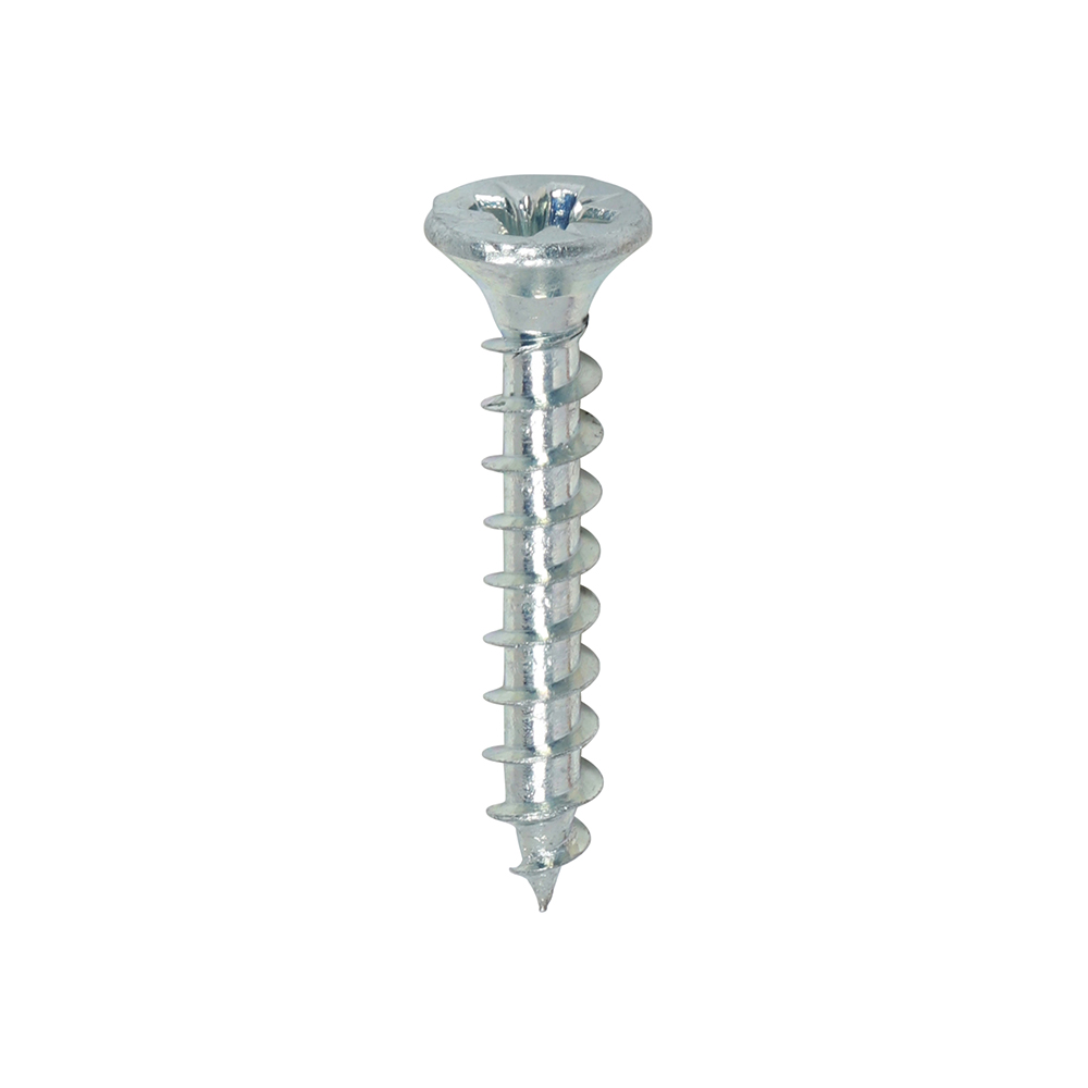 4.0 x 25 Solo Woodscrew PZ2 CSK Zinc Box 200