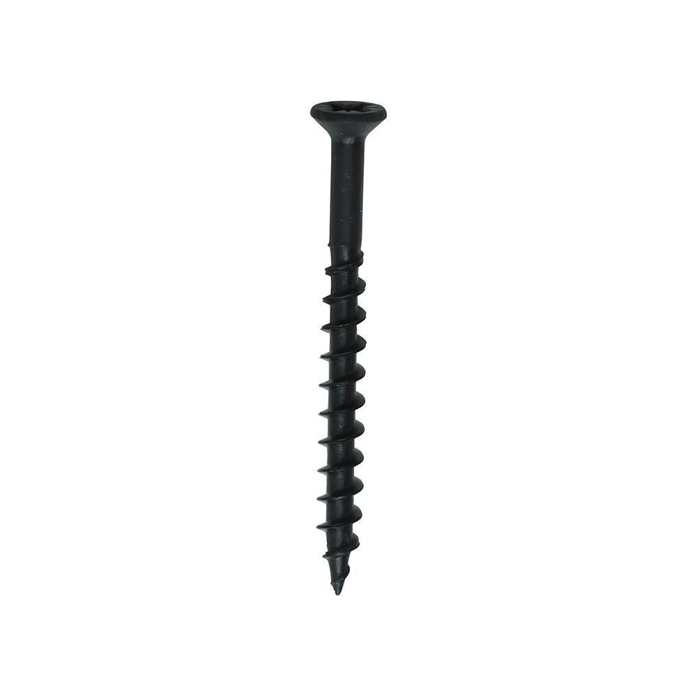 Furniture Carcass Screws - PZ - Black 