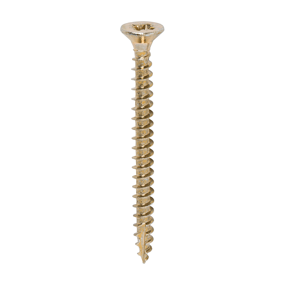 Classic Multi-Purpose Screws - PZ - Double Countersunk - Yellow