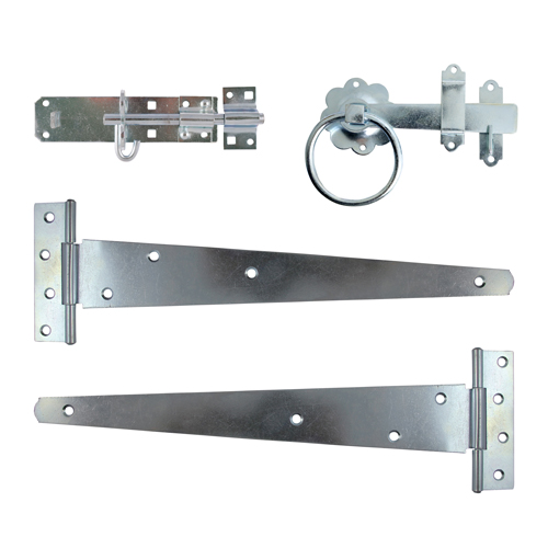 Side Gate Kit - Ring Latch - Zinc