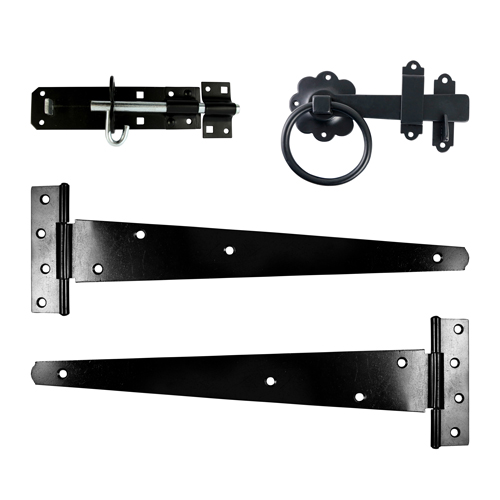 Picture of Side Gate Kit - Ring Latch - Black