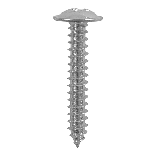 Metal Tapping Screws - PZ - Flange - Self-Tapping - A2 Stainless Steel