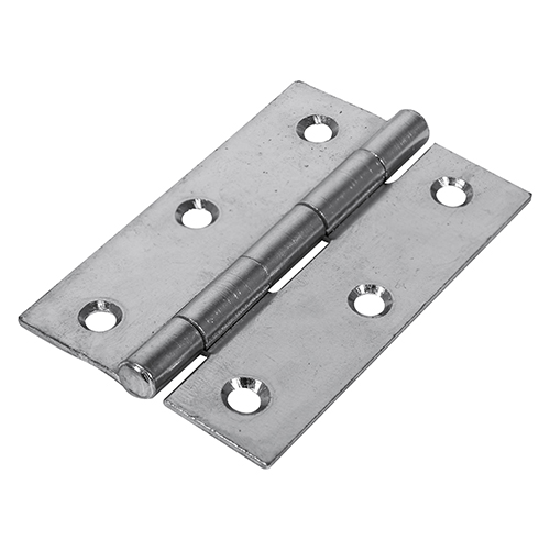 Plain Butt Hinge - Fixed Pin (1838) - Zinc