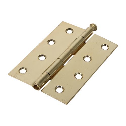 Plain Butt Hinge - Loose Pin (1840) - Electro Brass