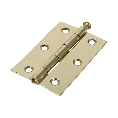 Plain Butt Hinge - Loose Pin (1840) - Electro Brass