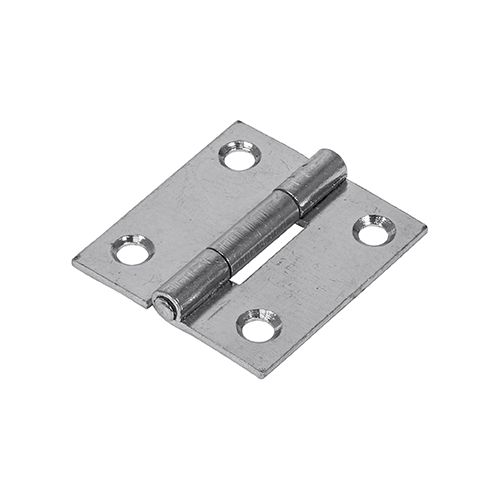 Plain Butt Hinge - Fixed Pin (1838) - Zinc