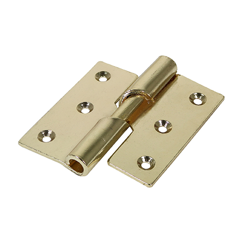 Picture of Rising Butt Hinge (466) - Left Hand - Electro Brass