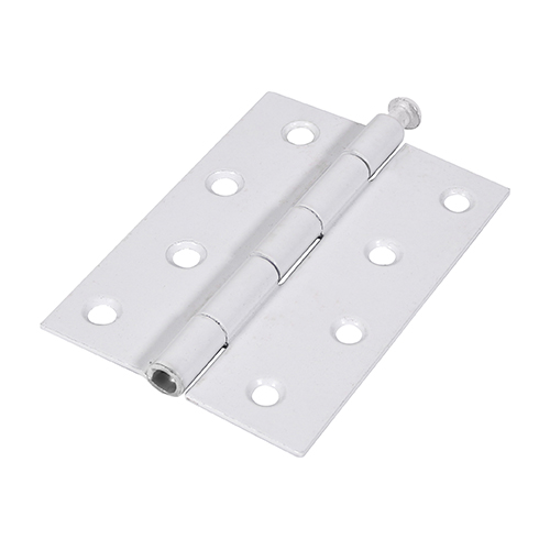 Plain Butt Hinge - Loose Pin (1840) - White