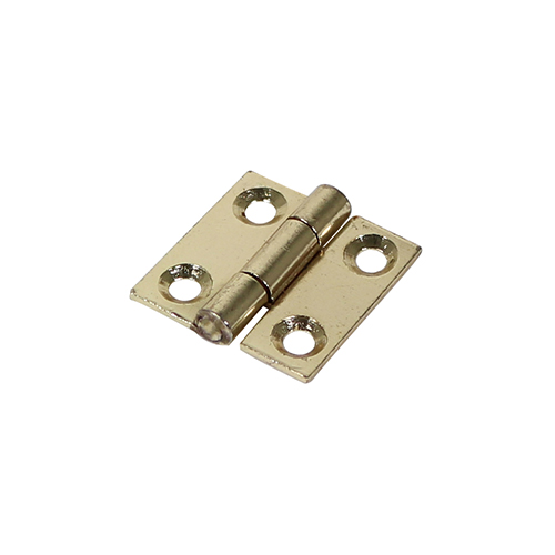 Picture of Plain Butt Hinge - Fixed Pin (1838) - Electro Brass