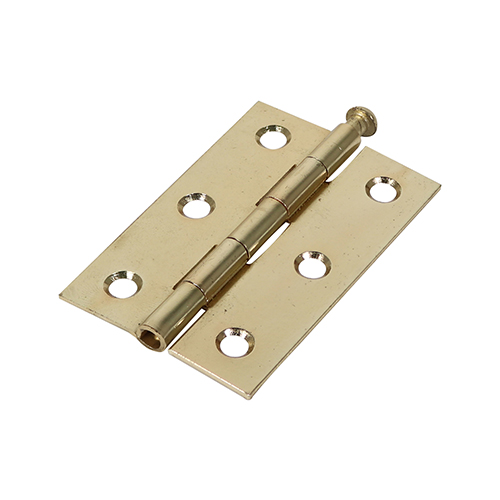 Plain Butt Hinge - Loose Pin (1840) - Electro Brass