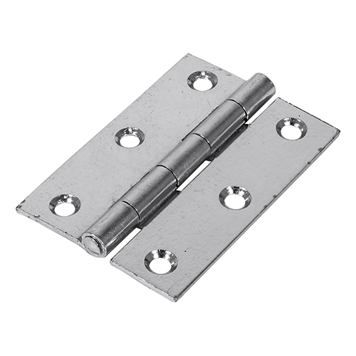 Plain Butt Hinge - Fixed Pin (1838) - Zinc