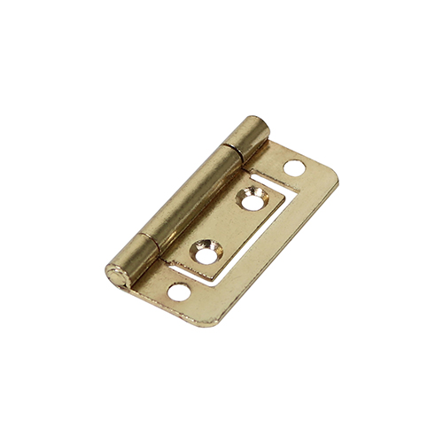 Flush Hinge (105) - Electro Brass