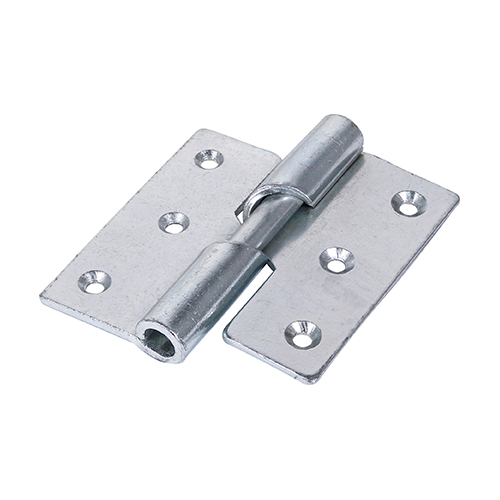 Rising Butt Hinge (466) - Left Hand - Zinc