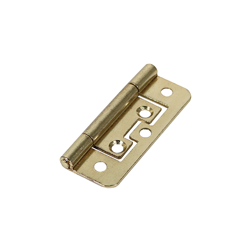 Flush Hinge (105) - Electro Brass