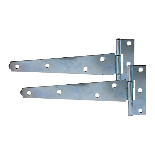 Pair of Light Tee Hinges - Zinc