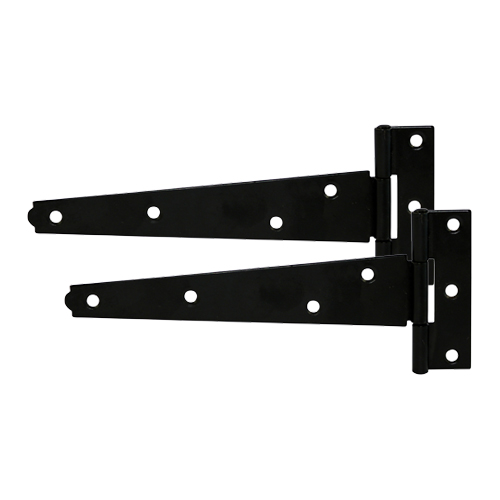 Pair of Light Tee Hinges - Black